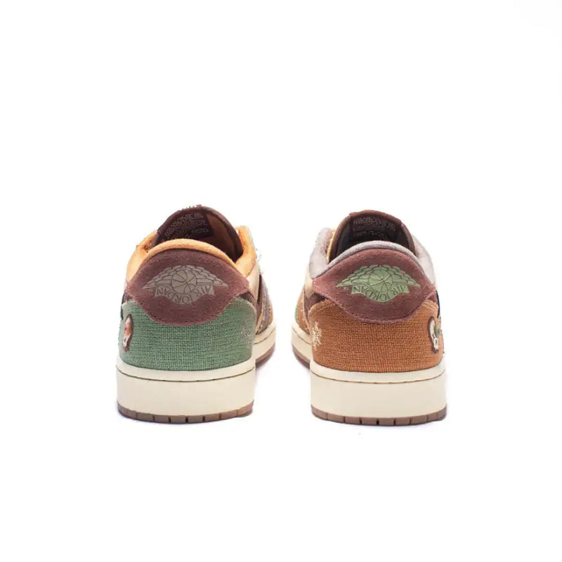 Air Jordan 1 Low Voodoo Flax and Oil Green (IMPORTADOS)