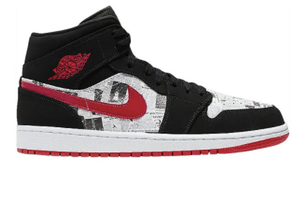 AIR JORDAN 1 MID SE NEWSPAPER (IMPORTADOS)