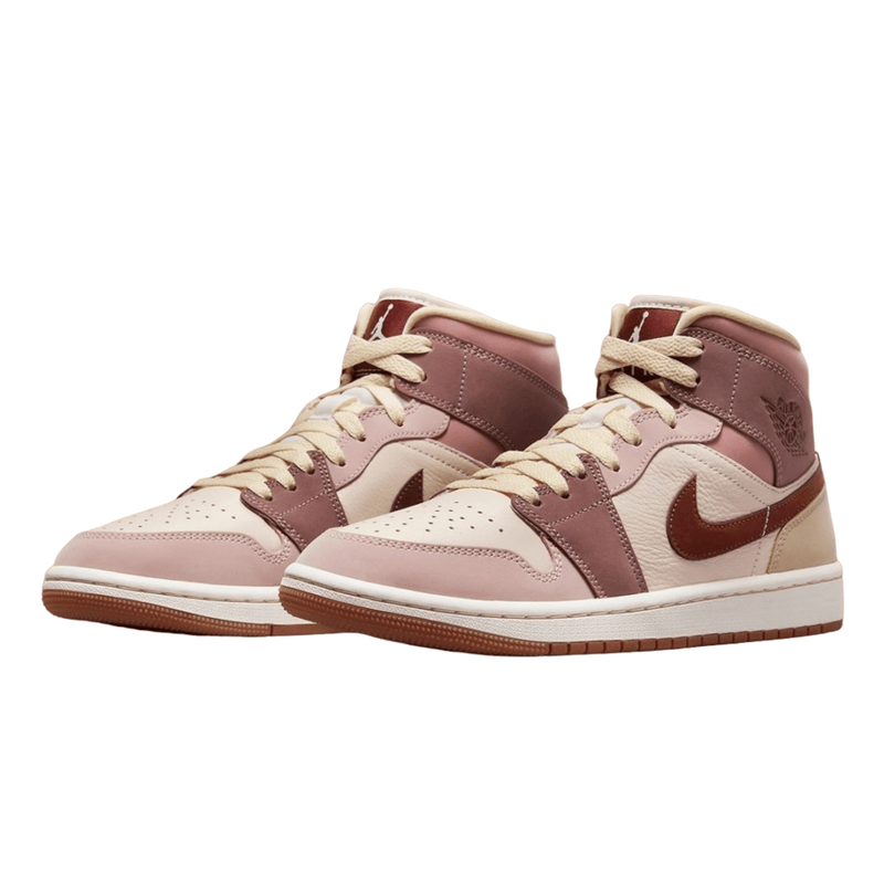 AIR JORDAN 1 MID DARK PONY SMOKY MAUVE (IMPORTADOS)