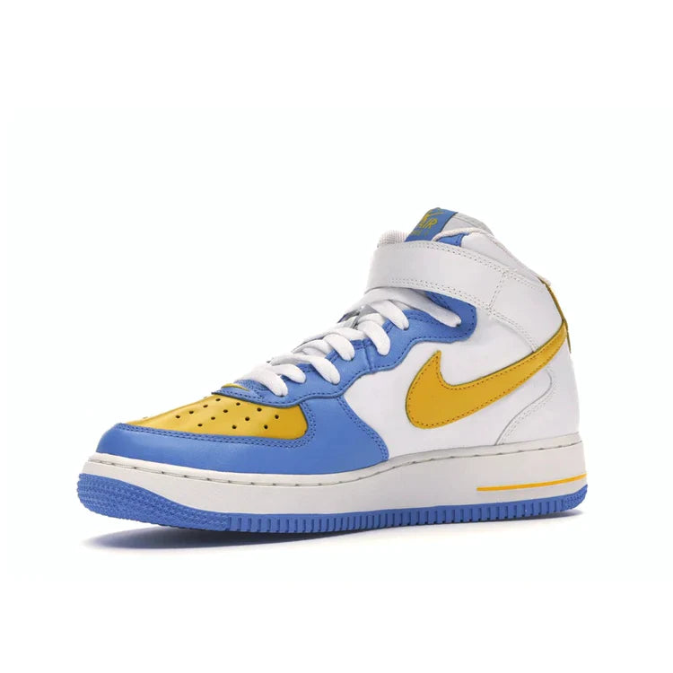 BOTA AIR FORCE 1 LEGEND MAIZE AMARELO/AZUL