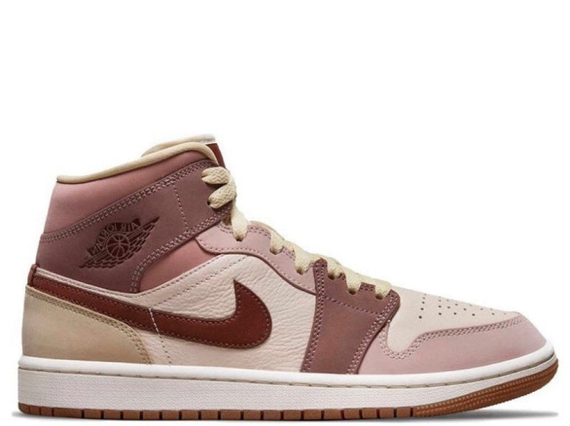 AIR JORDAN 1 MID DARK PONY SMOKY MAUVE (IMPORTADOS)