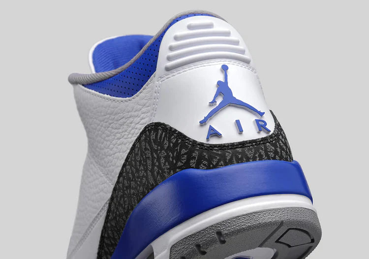 JORDAN 3 RETRO BRANCO E AZUL (PREMIUM)