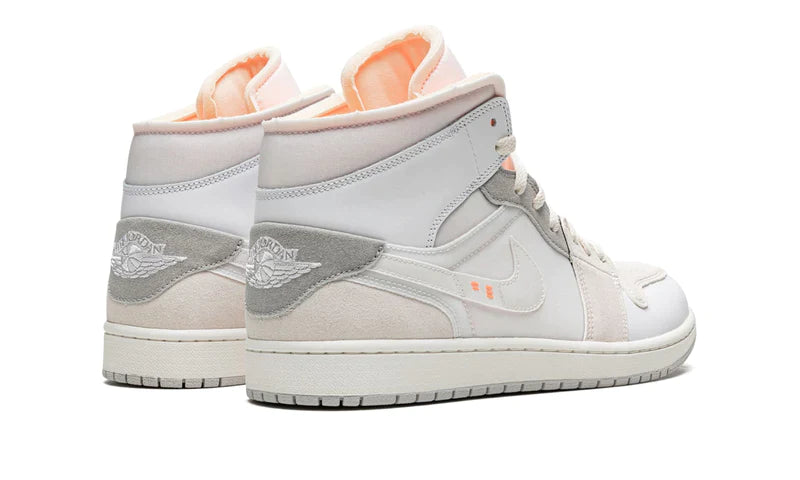 AIR JORDAN 1 MID CRAFT INSIDE OUT WHITE (IMPORTADOS)