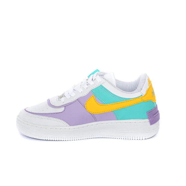 NIKE AIR FORCE SHADOW BRANCO/LILAS