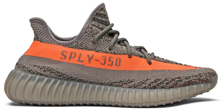 ADIDAS YEEZY SPLY 350 CINZA E LARANJA  (IMPORTADOS)