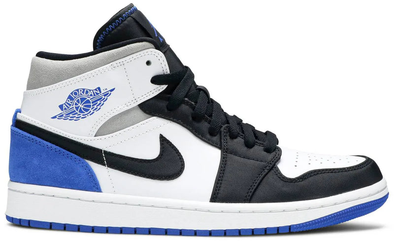 AIR JORDAN 1 MID ROYAL BLACK TOE  (IMPORTADOS)